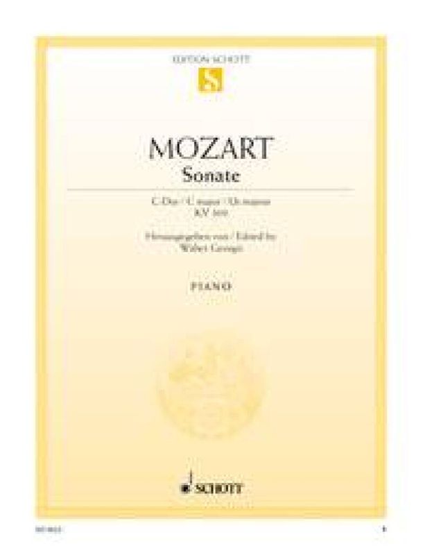 Wolfgang Amadeus Mozart - Sonate C Kv309