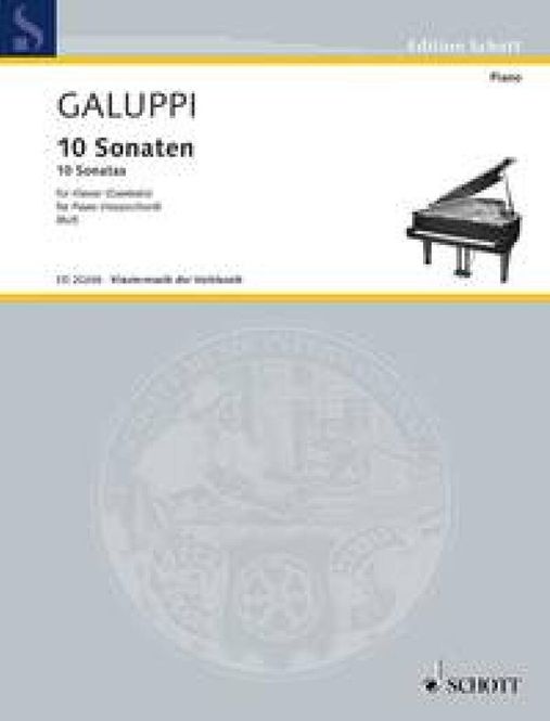 Hovedbilde Baldassare Galuppi - 10 Sonatas - Galuppi