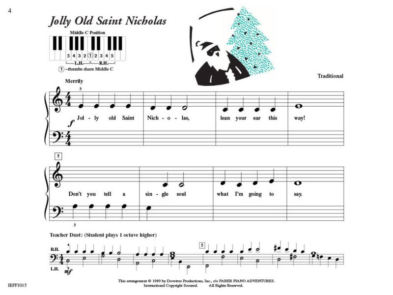 Piano Adventures: Christmas -  Level 1