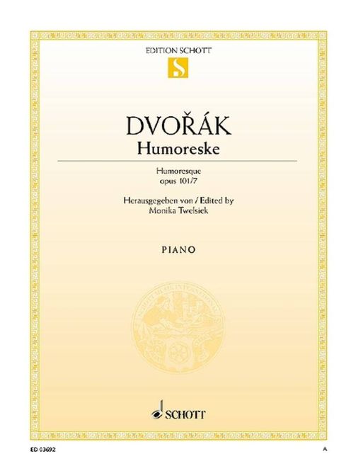 Hovedbilde Antonín Dvořák - Humoreske Opus 101/7