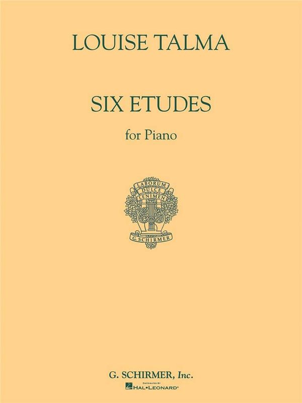 L Talma - Six Etudes for Piano