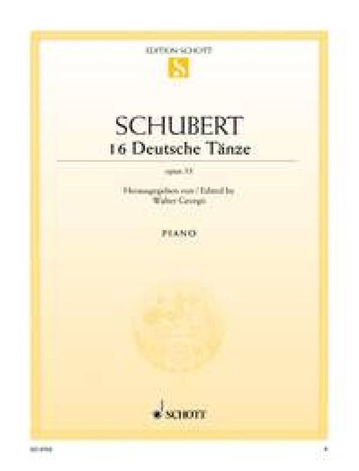 Hovedbilde Franz Schubert - Deutsche Tanze(16) Opus 33