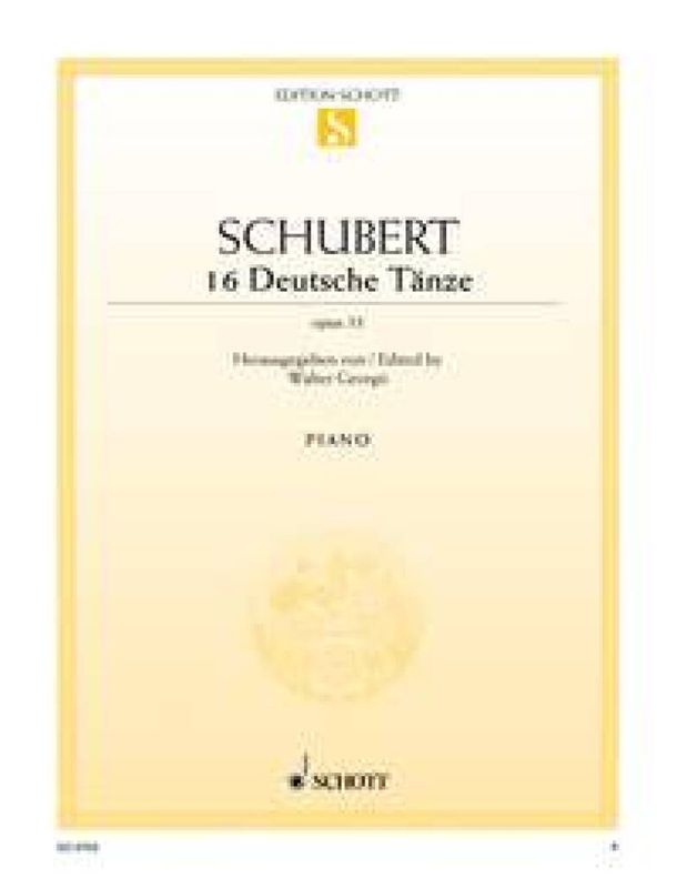 Franz Schubert - Deutsche Tanze(16) Opus 33