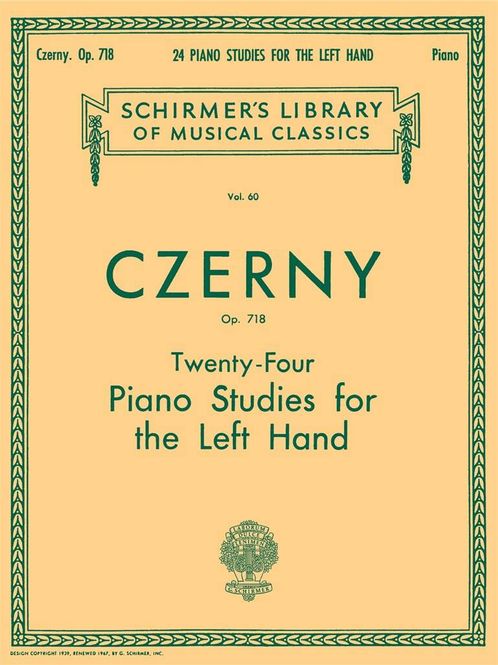 Hovedbilde Carl Czerny - 24 Studies for the Left Hand, Op. ...
