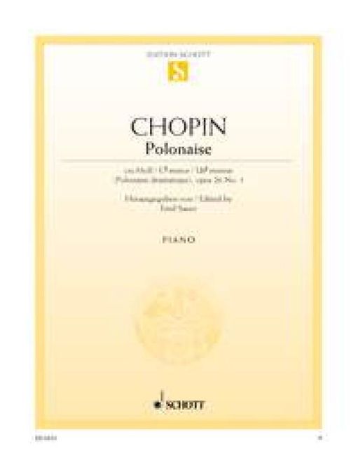 Hovedbilde Frédéric Chopin - Polonaise Cis Opus 26/1