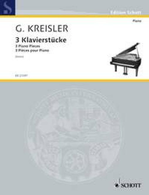 Hovedbilde Georg Kreisler - 3 Piano Pieces