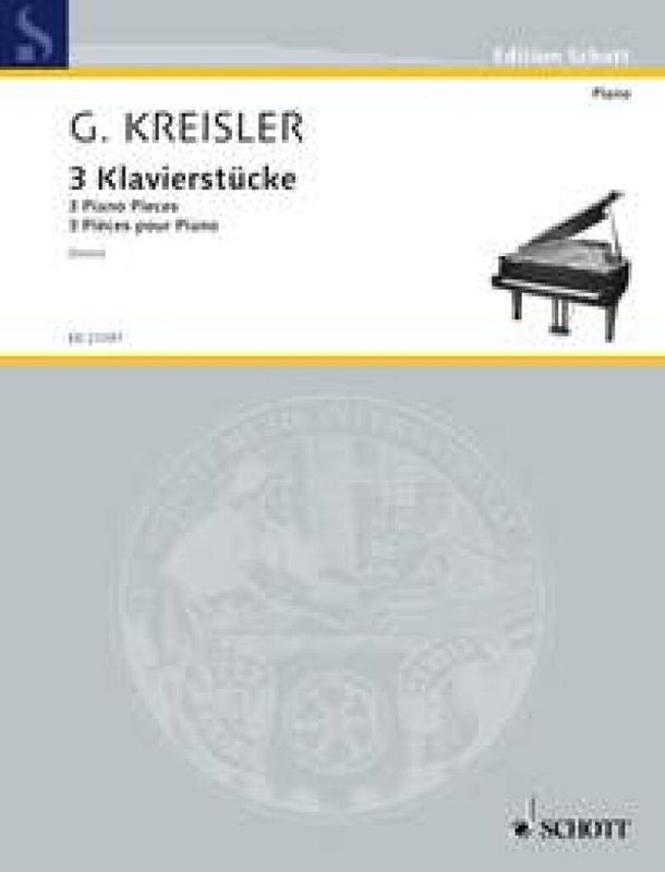 Georg Kreisler - 3 Piano Pieces
