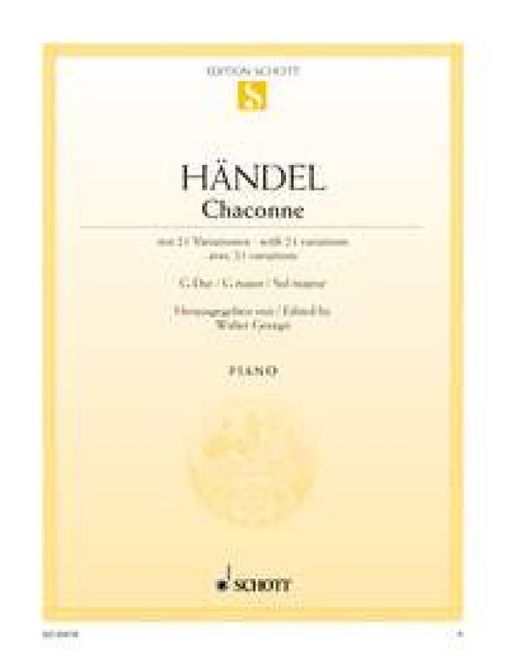 Hovedbilde Georg Friedrich Händel - Chaconne G