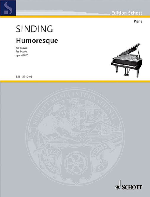 Hovedbilde Christian Sinding - Three Piano Pieces op. 88