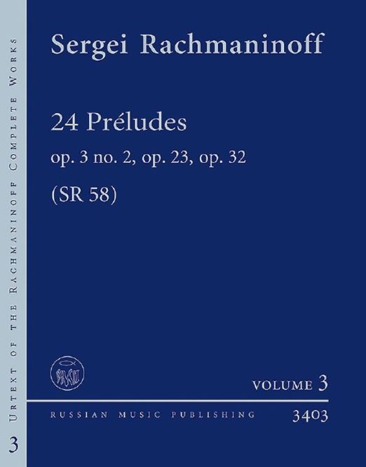 Hovedbilde Sergei Rachmaninov - 24 Préludes Op. 3 No. 2, Op. ...
