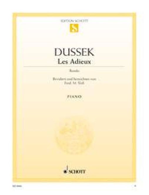 Hovedbilde Jan Ladislav Dussek - Adieux Les