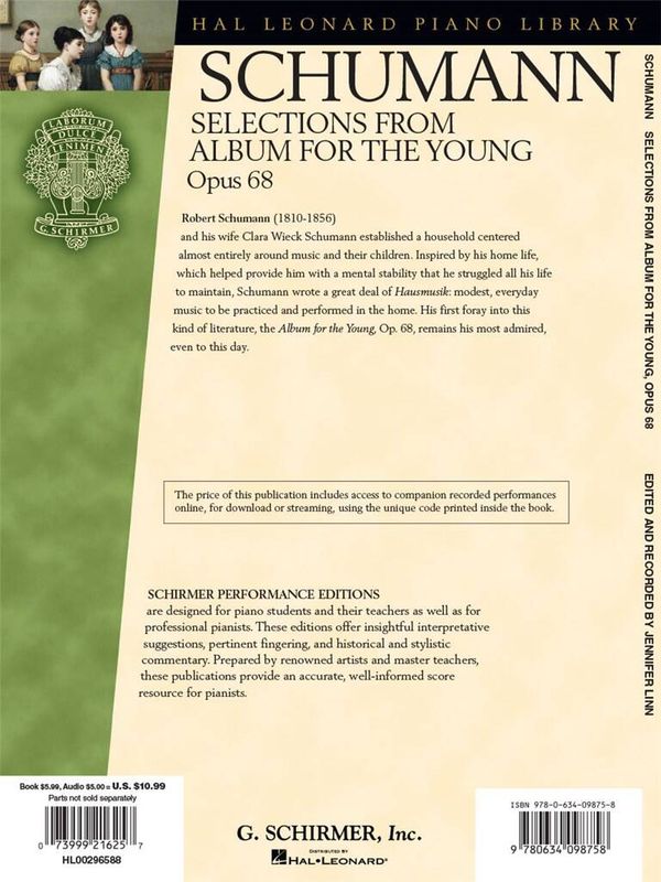 Robert Schumann - Selections From Album For The Young Op.68
