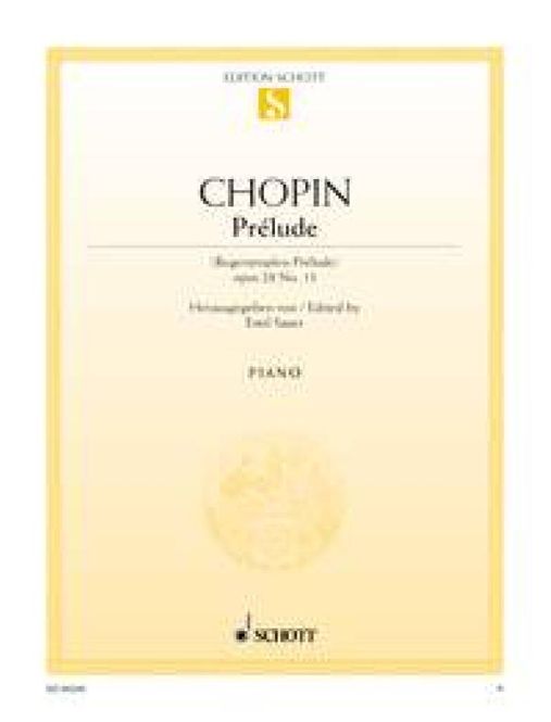 Hovedbilde Frédéric Chopin - Prelude Opus 28/15(Regentropf)