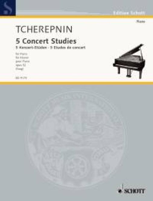 Hovedbilde Alexander Tcherepnin - 5 Concert Studies Op. 52