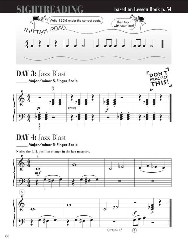 Piano Adventures Sightreading Level 2A