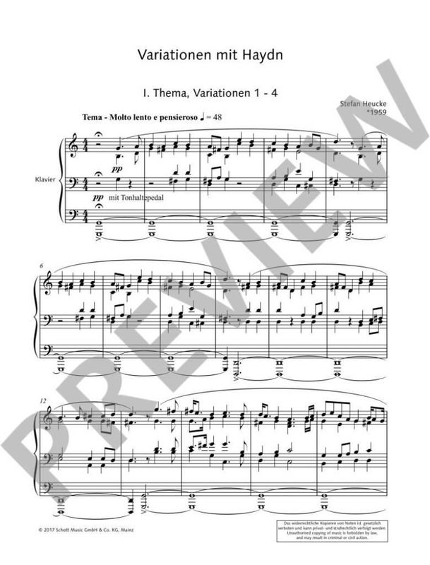 Stefan Heucke - Variationen Mit Haydn Op. 85