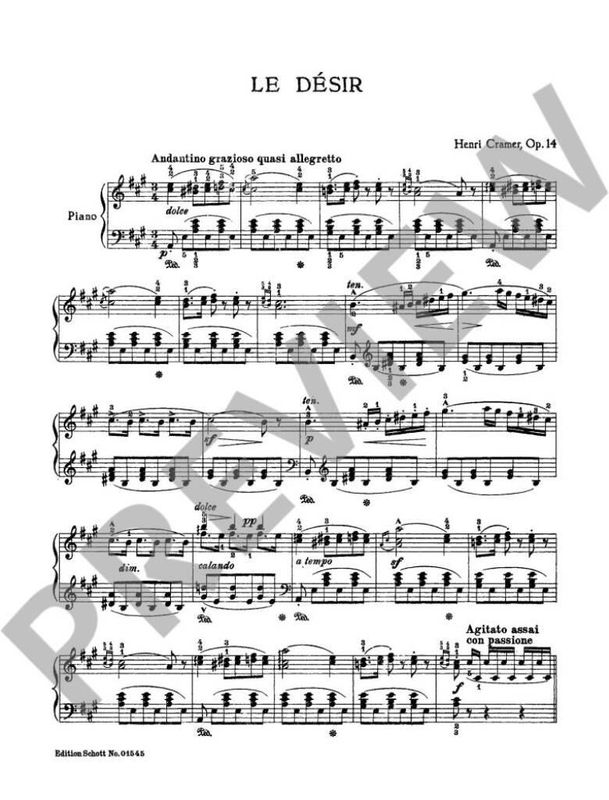 Henri Cramer - Le Désir op. 14