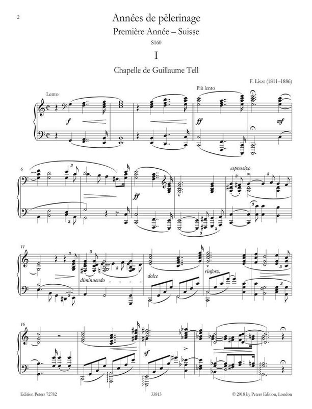 Franz Liszt - Années de pèlerinage