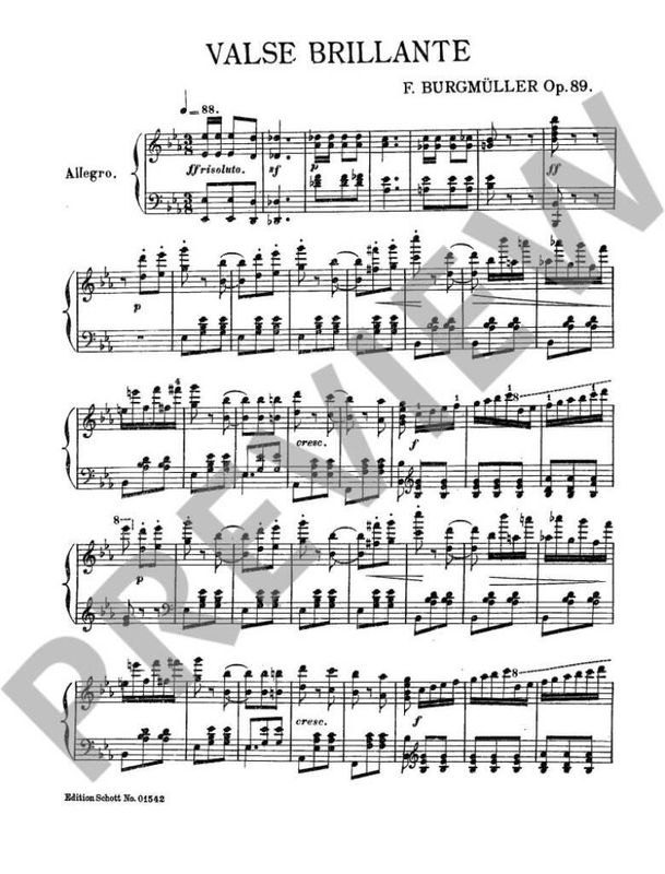 Friedrich Burgmueller - Valse brillante op. 89