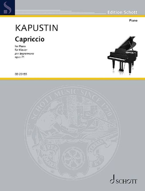 Hovedbilde Nikolai Kapustin - Capriccio op. 71