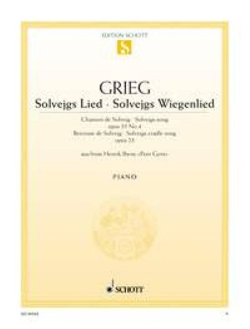 Hovedbilde Edvard Grieg - Solvejgs Lied-Solvejgs Wiegenlied ...
