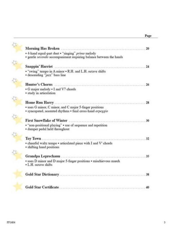 Piano Adventures Gold Star Performance Level 2A