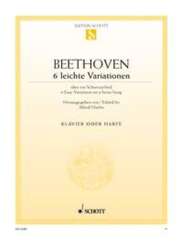 Ludwig van Beethoven - Leichte Variationen(6)( Uber