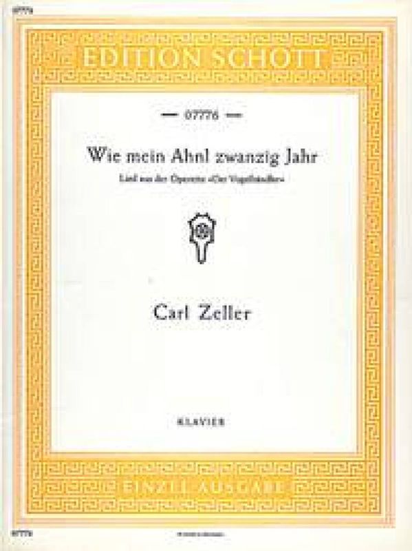 Carl Zeller - Der Vogelhändler