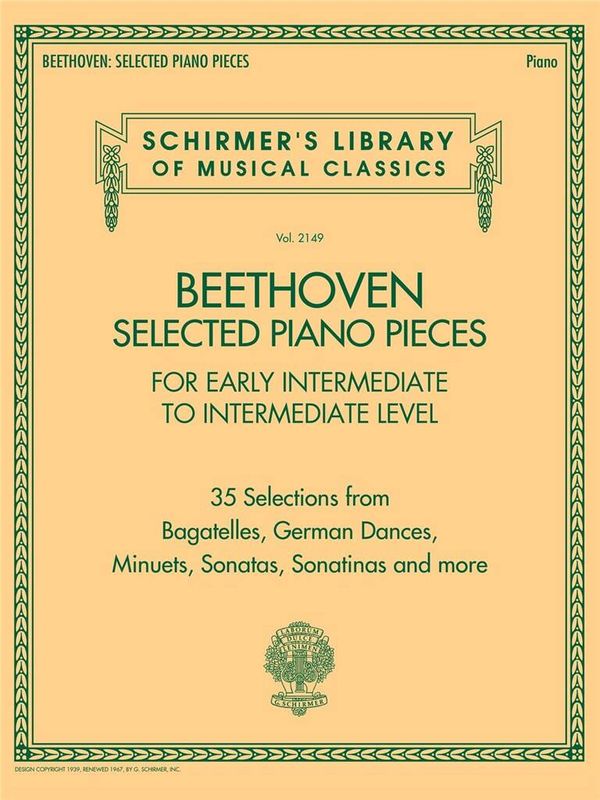 Ludwig van Beethoven - Beethoven: Selected Piano Pieces