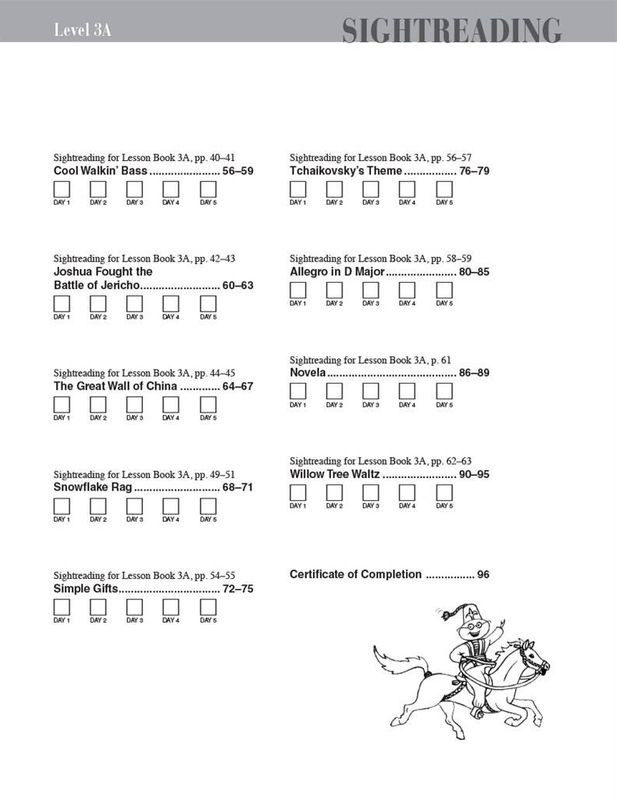 Piano Adventures Sightreading Level 3A