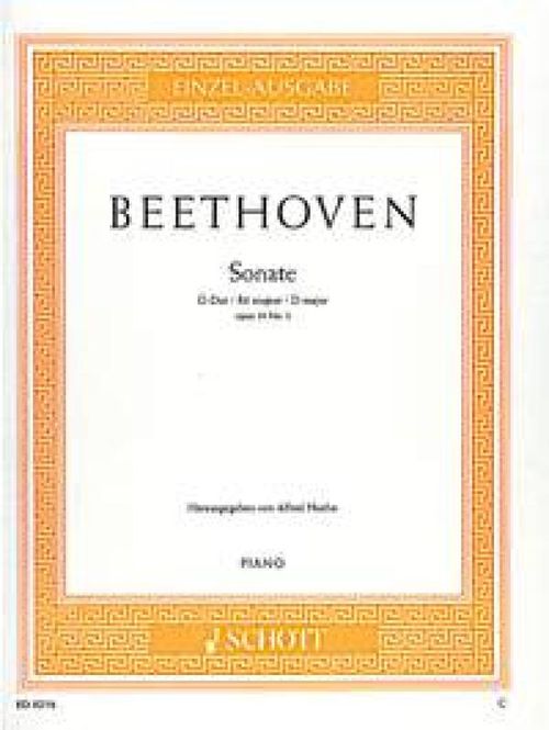 Hovedbilde Ludwig van Beethoven - Sonate 07 D Opus 10/3