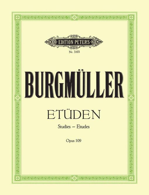 Hovedbilde Friedrich Burgmüller - Etudes Opus 109