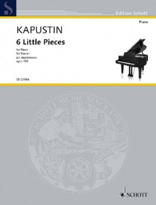 Hovedbilde Nikolai Kapustin - 6 Little Pieces Op. 133