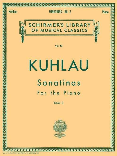 Hovedbilde Friedrich Kuhlau - Sonatinas - Book 2