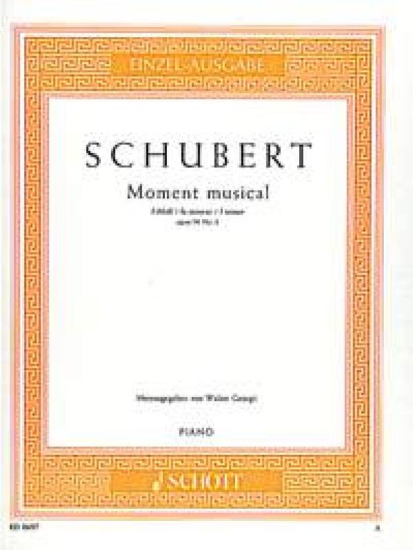 Franz Schubert - Moments Musicaux F Opus 94/3