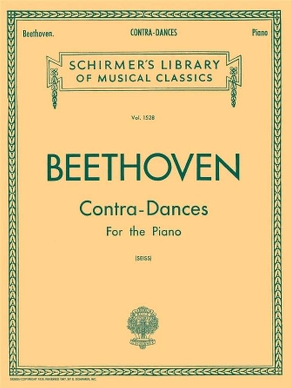 Ludwig van Beethoven - Contra-Dances For Piano