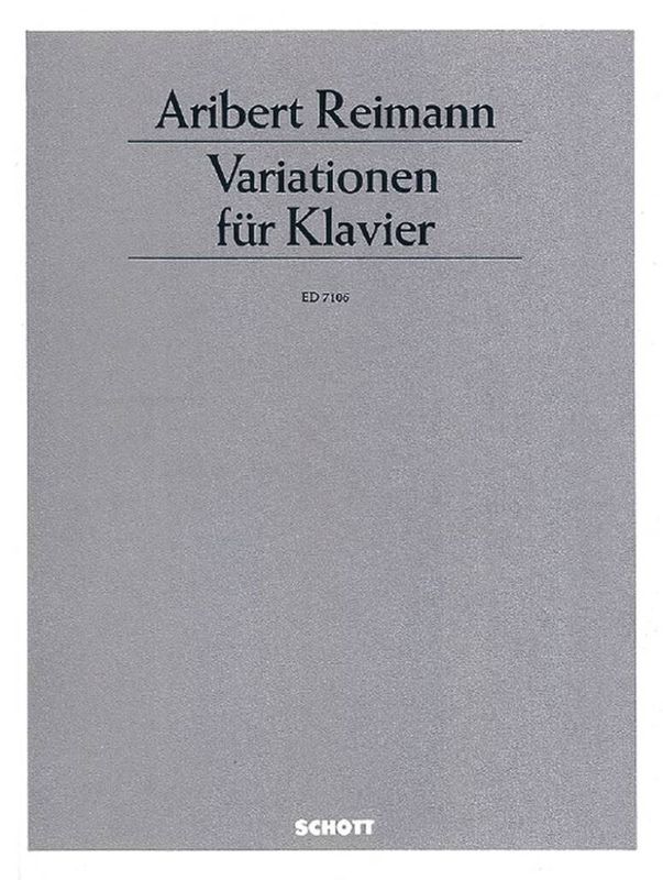 Aribert Reimann - Variations