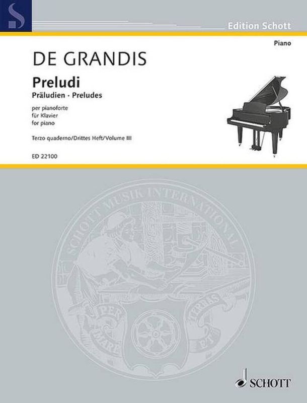 Renato de  Grandis - Preludi Band 3