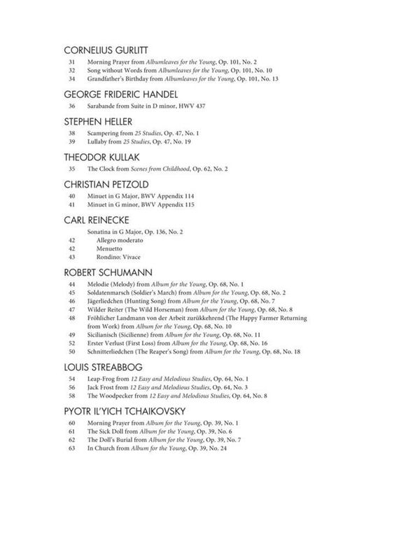 Selected Piano Masterpieces - Early Intermediate