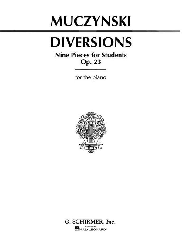 Robert Muczynski - Diversions, Op. 23