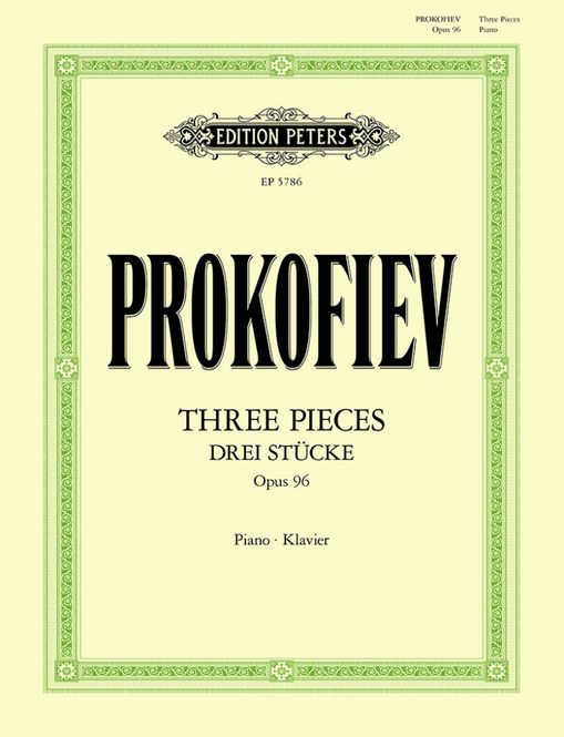 Hovedbilde Sergei Prokofiev - Three Pieces for Piano Op. 96 ...