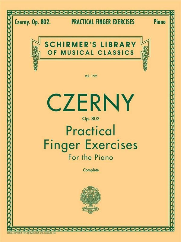 Carl Czerny - Practical Finger Exercises, Op. 802 (Complete)