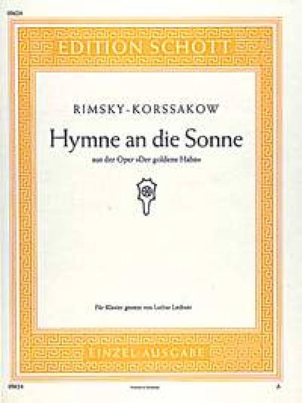 Nikolai Rimsky-Korsakov - Der goldene Hahn A-Dur
