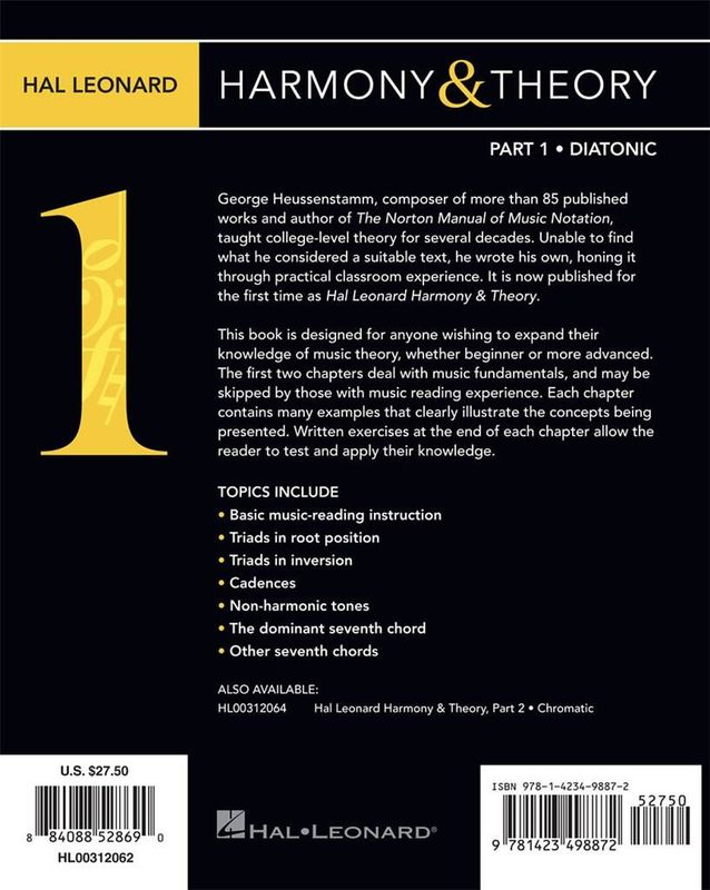 Hal Leonard Harmony & Theory - Part 1: Diatonic