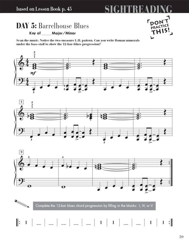 Piano Adventures Sightreading Level 3B