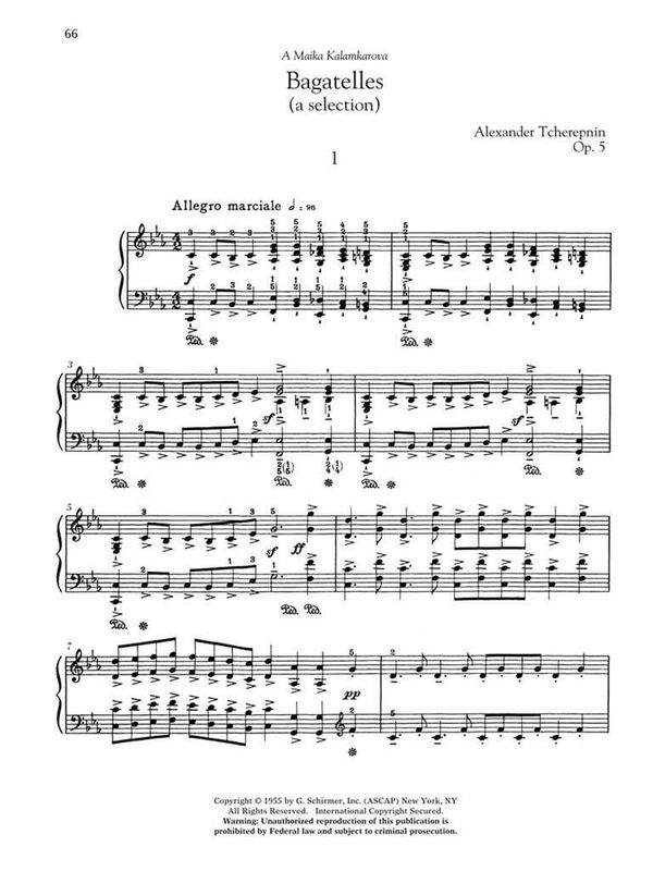 20th Century American Composers - Up Interm. Level