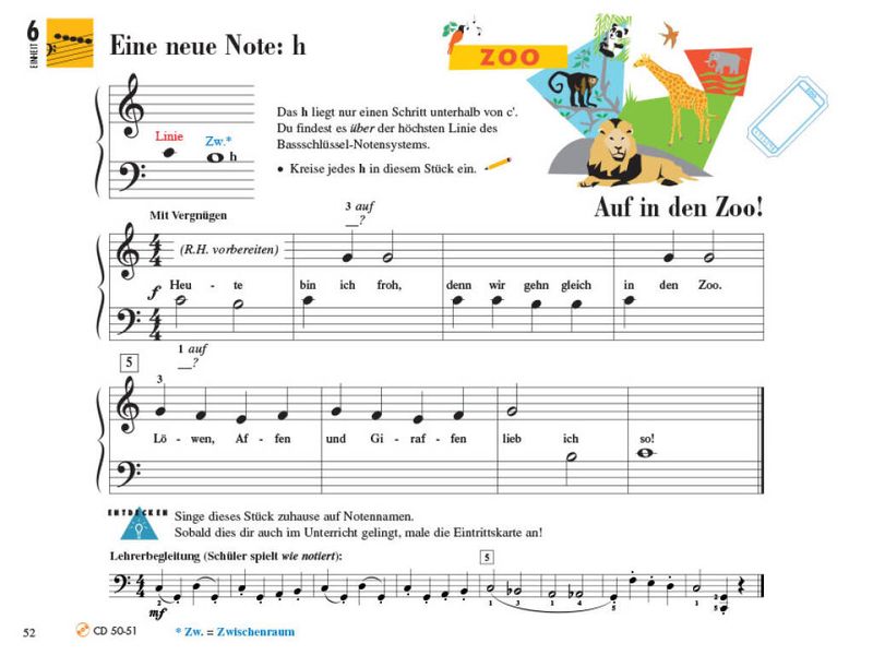Piano Adventures: Unterrichtsheft Stufe 1
