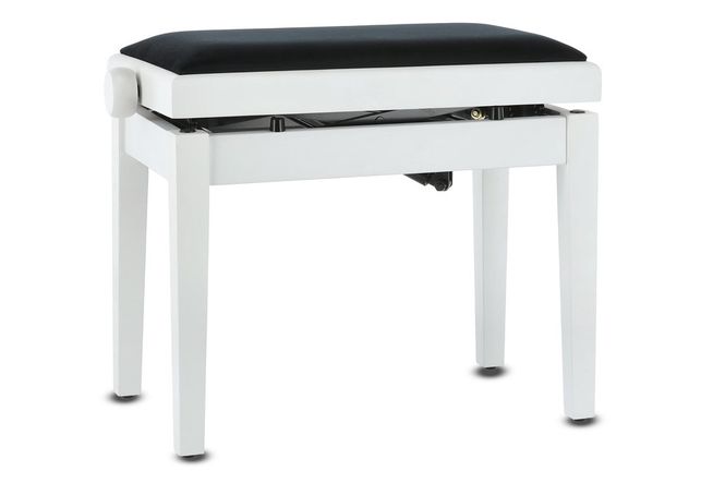 Hovedbilde GEWA Piano bench Deluxe Autolift White matt