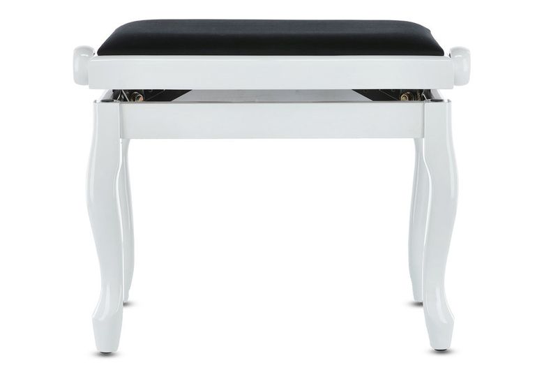 GEWA Piano bench Deluxe Classic White highgloss