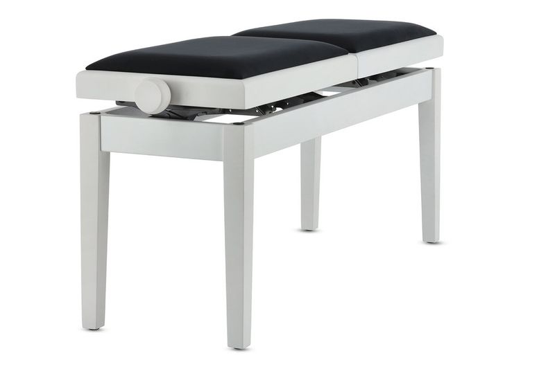 GEWA Piano bench Deluxe Double White matt